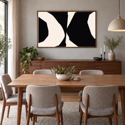 Boho Abstract Print CCXII — Boho Abstract Prints shown in a styled interior