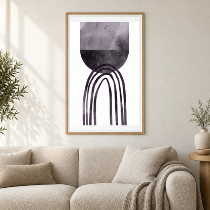 Boho Abstract Print CCXIII — Boho Abstract Prints shown in a styled interior