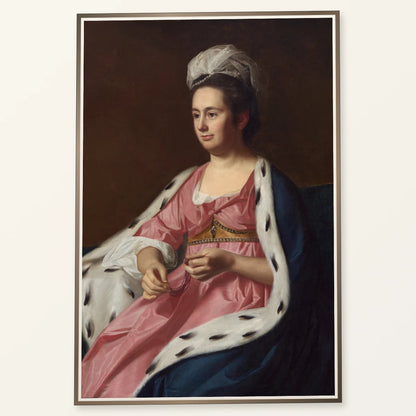 Abigail Smith Babcock (mrs. Adam Babcock) 1985.20.1 — Famous Paintings famous paintings print by SaamCrafts