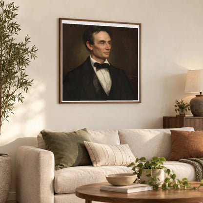 Abraham Lincoln 2014.79.22 — Famous Paintings shown in a styled interior