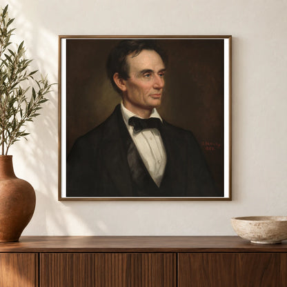 Abraham Lincoln 2014.79.22 — Famous Paintings shown in a styled interior