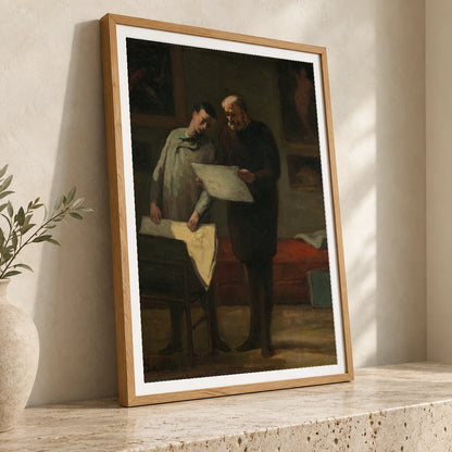 Advice To A Young Artist 1941.6.1 — Famous Paintings famous paintings print by SaamCrafts