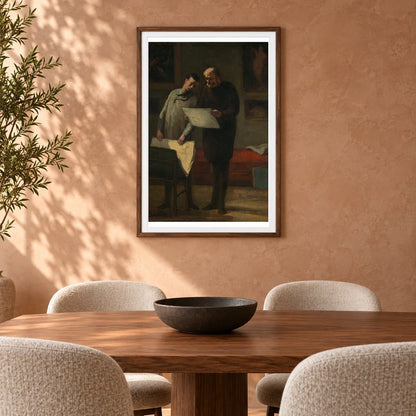 Advice To A Young Artist 1941.6.1 — Famous Paintings shown in a styled interior