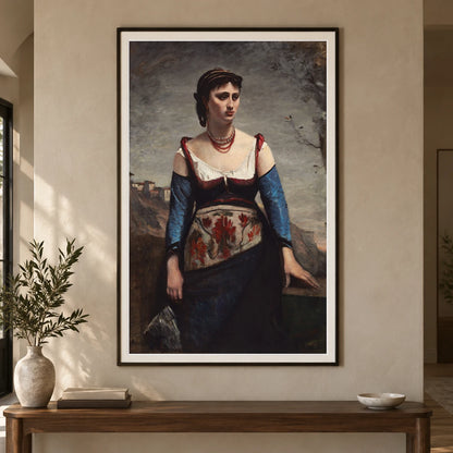 Agostina 1963.10.108 — Famous Paintings shown in a styled interior