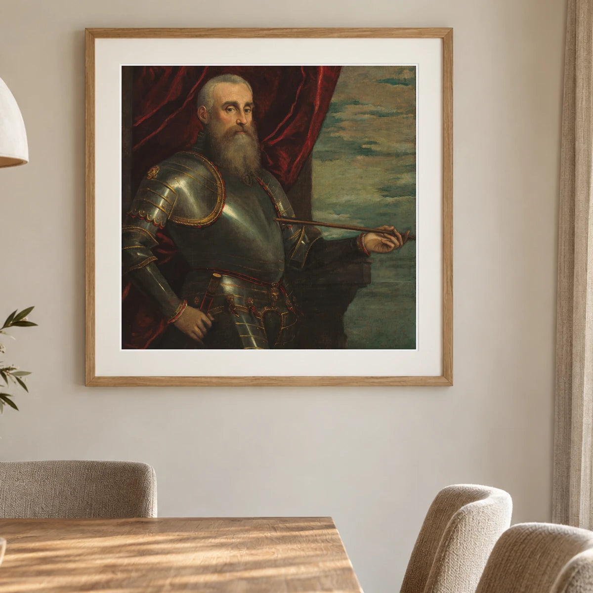 Agostino Barbarigo 1957.8.1 — Famous Paintings shown in a styled interior