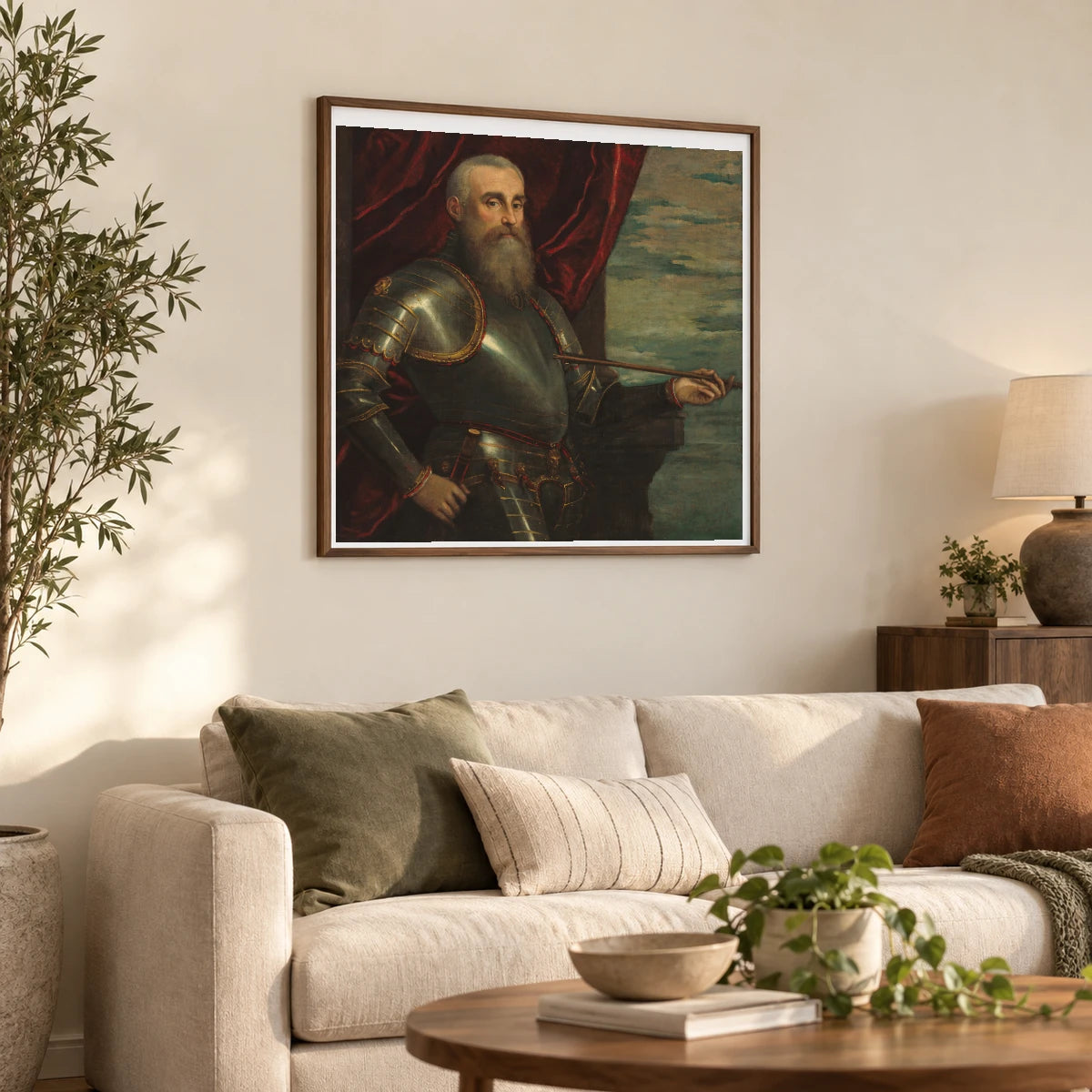 Agostino Barbarigo 1957.8.1 — Famous Paintings shown in a styled interior