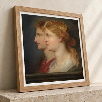 Agrippina And Germanicus 1963.8.1 — Famous Paintings famous paintings print by SaamCrafts