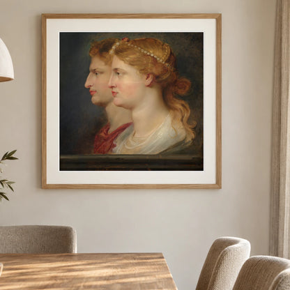 Agrippina And Germanicus 1963.8.1 — Famous Paintings shown in a styled interior