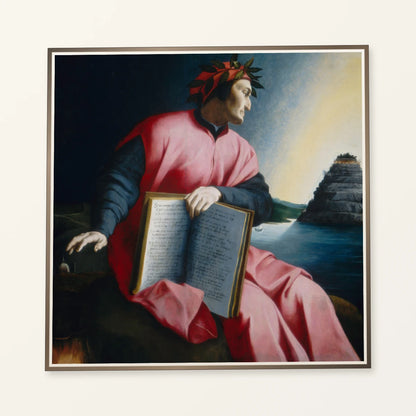 Allegorical Portrait Of Dante 1961.9.57 — Famous Paintings famous paintings print by SaamCrafts