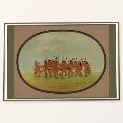 Amusing Dance Sioux 1965.16.17 — Famous Paintings famous paintings print by SaamCrafts