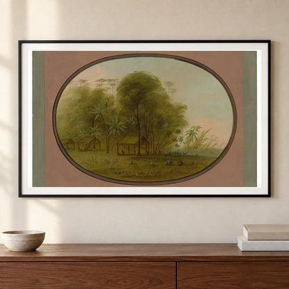 Arowak Village 1965.16.267 — Famous Paintings shown in a styled interior