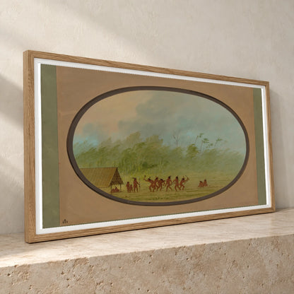 A Connibo Wigwam 1965.16.308 — Famous Paintings famous paintings print by SaamCrafts