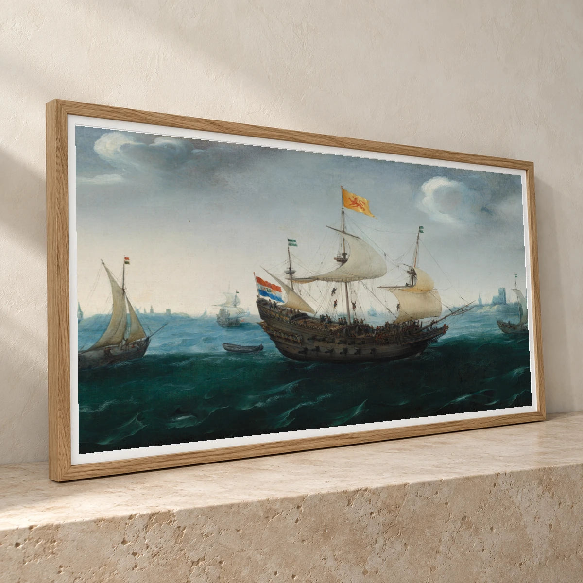 A Fleet At Sea 2021.97.1 — Famous Paintings famous paintings print by SaamCrafts