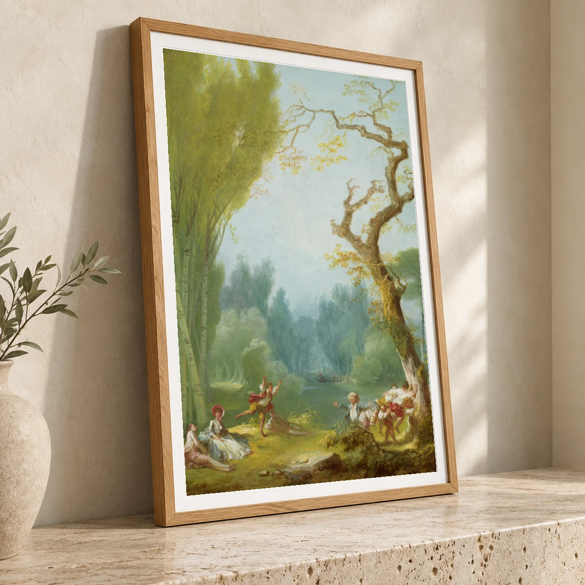 A Game Of Horse And Rider 1946.7.5 — Famous Paintings famous paintings print by SaamCrafts