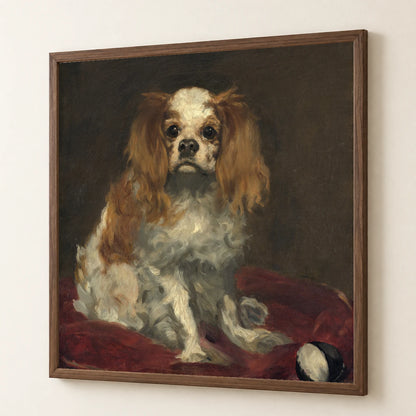 A King Charles Spaniel 1970.17.36 — Famous Paintings famous paintings print by SaamCrafts