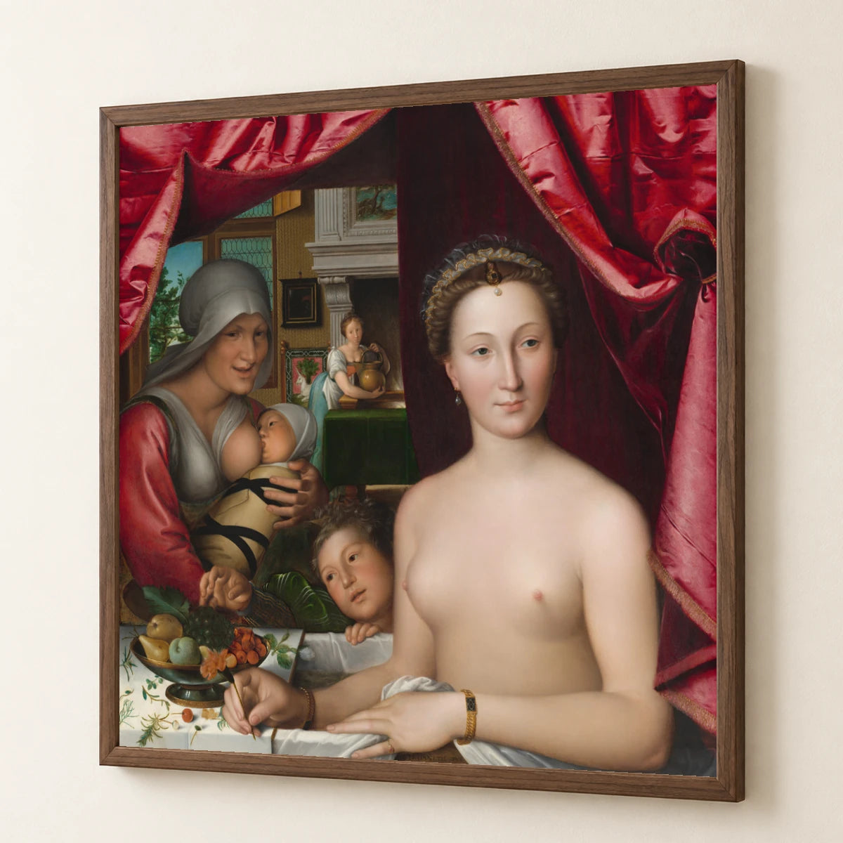 A Lady In Her Bath 1961.9.13 — Famous Paintings famous paintings print by SaamCrafts