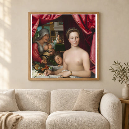 A Lady In Her Bath 1961.9.13 — Famous Paintings shown in a styled interior
