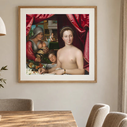 A Lady In Her Bath 1961.9.13 — Famous Paintings shown in a styled interior