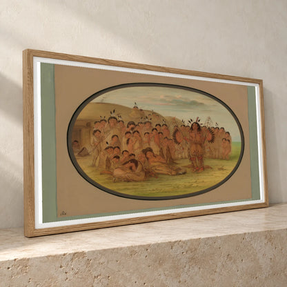 A Mandan Medicine Man 1965.16.85 — Famous Paintings famous paintings print by SaamCrafts
