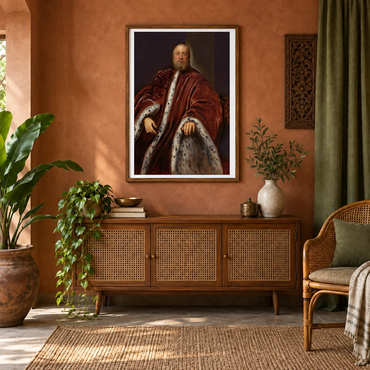 A Procurator Of Saint Mark S 1952.5.79 — Famous Paintings shown in a styled interior