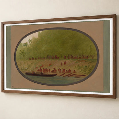 A Small Orejona Village 1965.16.279 — Famous Paintings famous paintings print by SaamCrafts