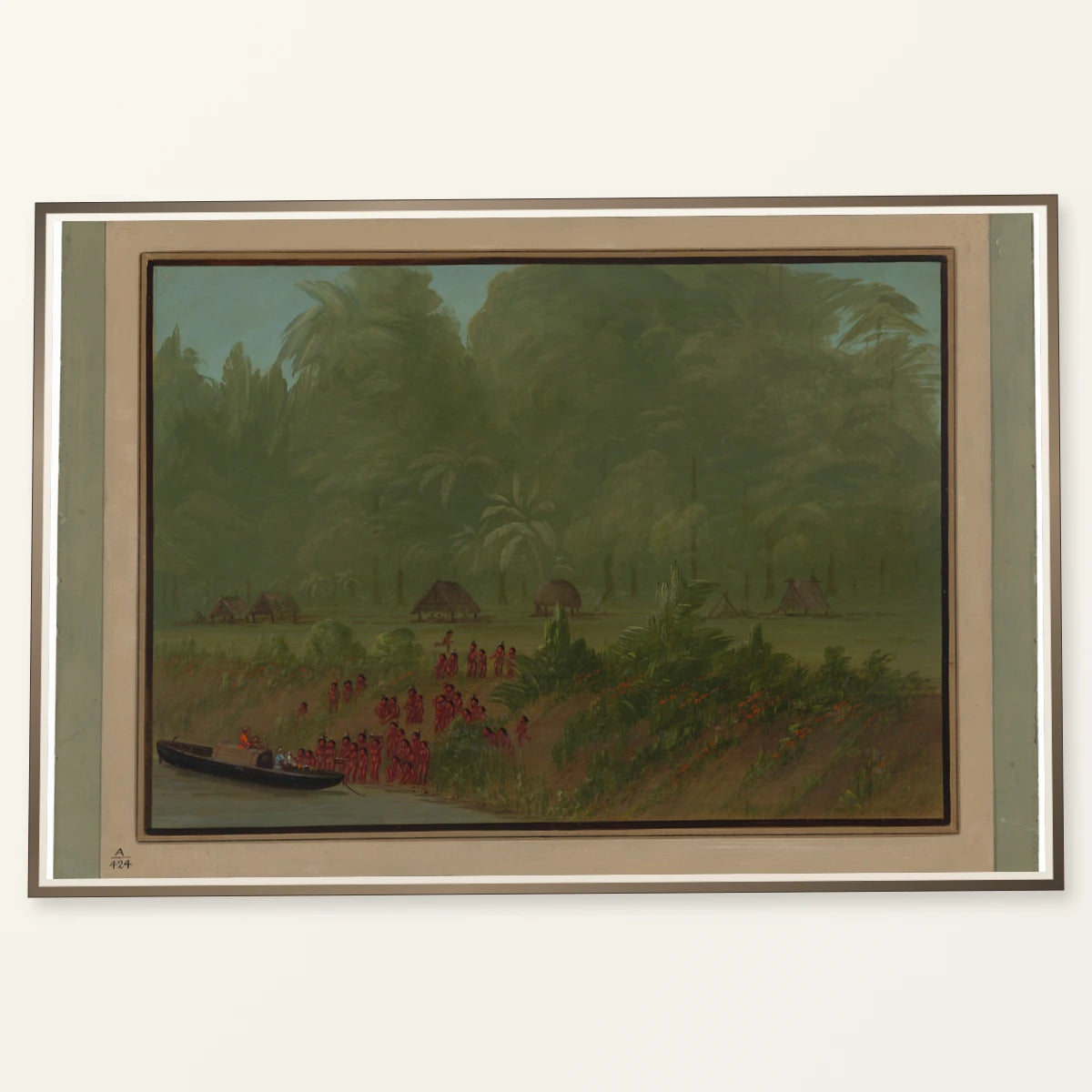 A Yahua Village 1965.16.283 — Famous Paintings famous paintings print by SaamCrafts