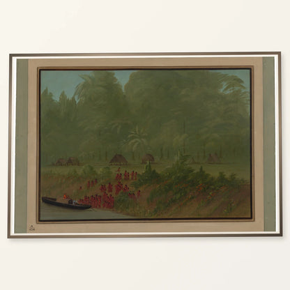 A Yahua Village 1965.16.283 — Famous Paintings famous paintings print by SaamCrafts