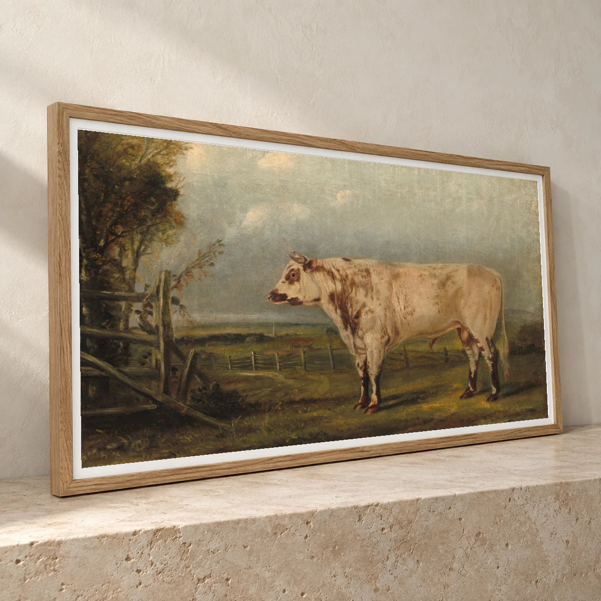 A Young Bull 1951.9.2 — Famous Paintings famous paintings print by SaamCrafts