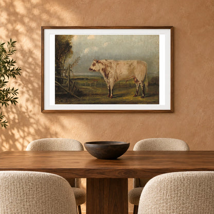 A Young Bull 1951.9.2 — Famous Paintings shown in a styled interior