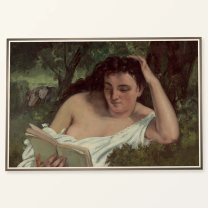 A Young Woman Reading 1963.10.114 — Famous Paintings famous paintings print by SaamCrafts