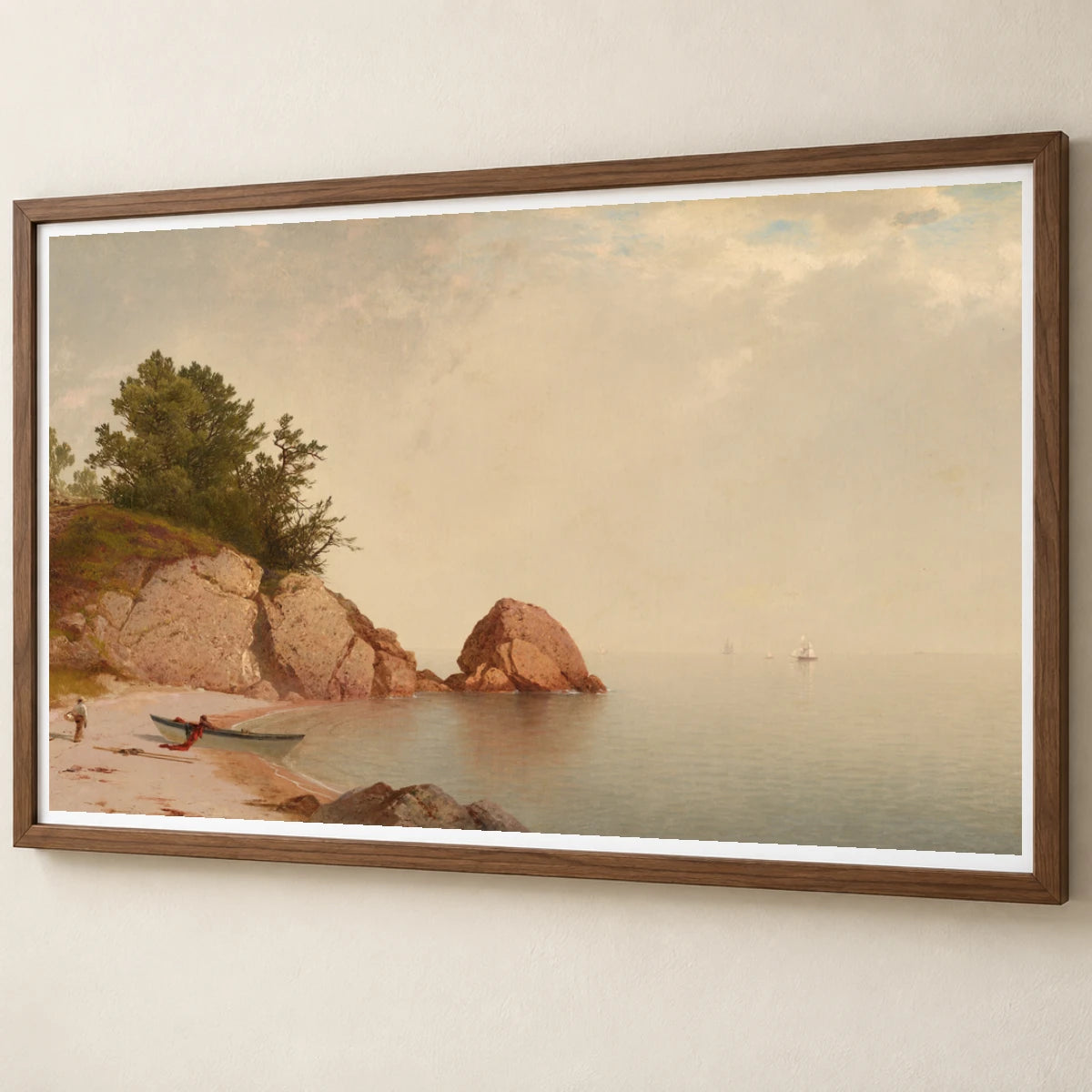 Beach At Beverly 1978.6.5 — Famous Paintings famous paintings print by SaamCrafts