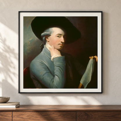 Benjamin West 1942.8.39 — Famous Paintings shown in a styled interior