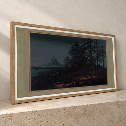Bivouac Of A Sioux War Party 1965.16.16 — Famous Paintings famous paintings print by SaamCrafts