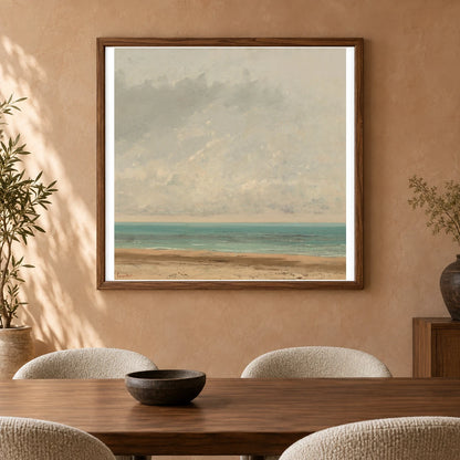 Calm Sea 1985.64.10 — Famous Paintings shown in a styled interior