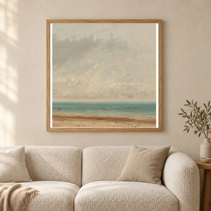 Calm Sea 1985.64.10 — Famous Paintings shown in a styled interior