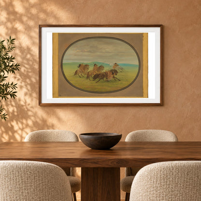 Camanchee Horsemanship 1965.16.51 — Famous Paintings shown in a styled interior