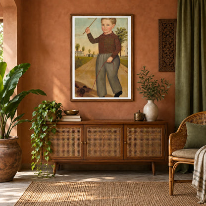 Charles H. Sisson 1953.5.5 — Famous Paintings shown in a styled interior