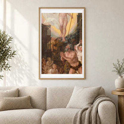 Christ In Limbo 1952.5.85 — Famous Paintings shown in a styled interior