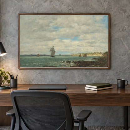 Coast Of Brittany 1983.1.11 — Famous Paintings shown in a styled interior