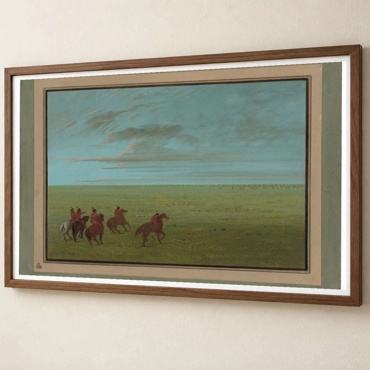 Connibos Starting For Wild Horses 1965.16.296 — Famous Paintings famous paintings print by SaamCrafts