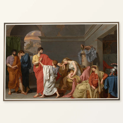 Coriolanus Taking Leave Of His Family 2019.169.1 — Famous Paintings famous paintings print by SaamCrafts