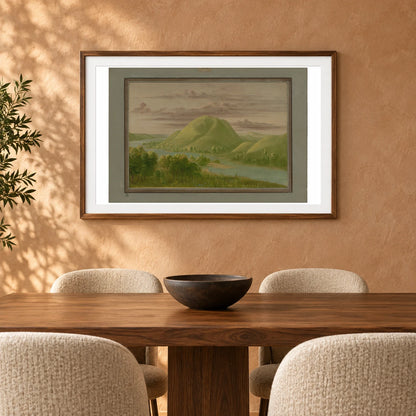 Curious Grassy Bluffs, St. Peter S River 1965.16.190 — Famous Paintings shown in a styled interior