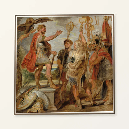 Decius Mus Addressing The Legions 1957.14.2 — Famous Paintings famous paintings print by SaamCrafts
