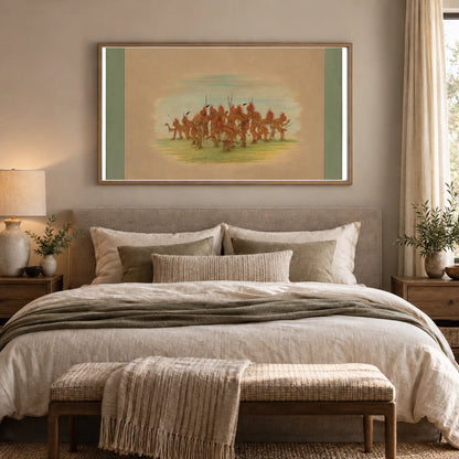 Discovery Dance Saukie 1965.16.135 — Famous Paintings shown in a styled interior