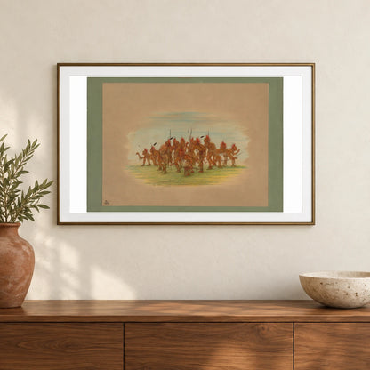 Discovery Dance Saukie 1965.16.135 — Famous Paintings shown in a styled interior