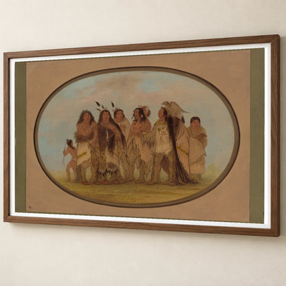 Distinguished Crow Indians 1965.16.20 — Famous Paintings famous paintings print by SaamCrafts