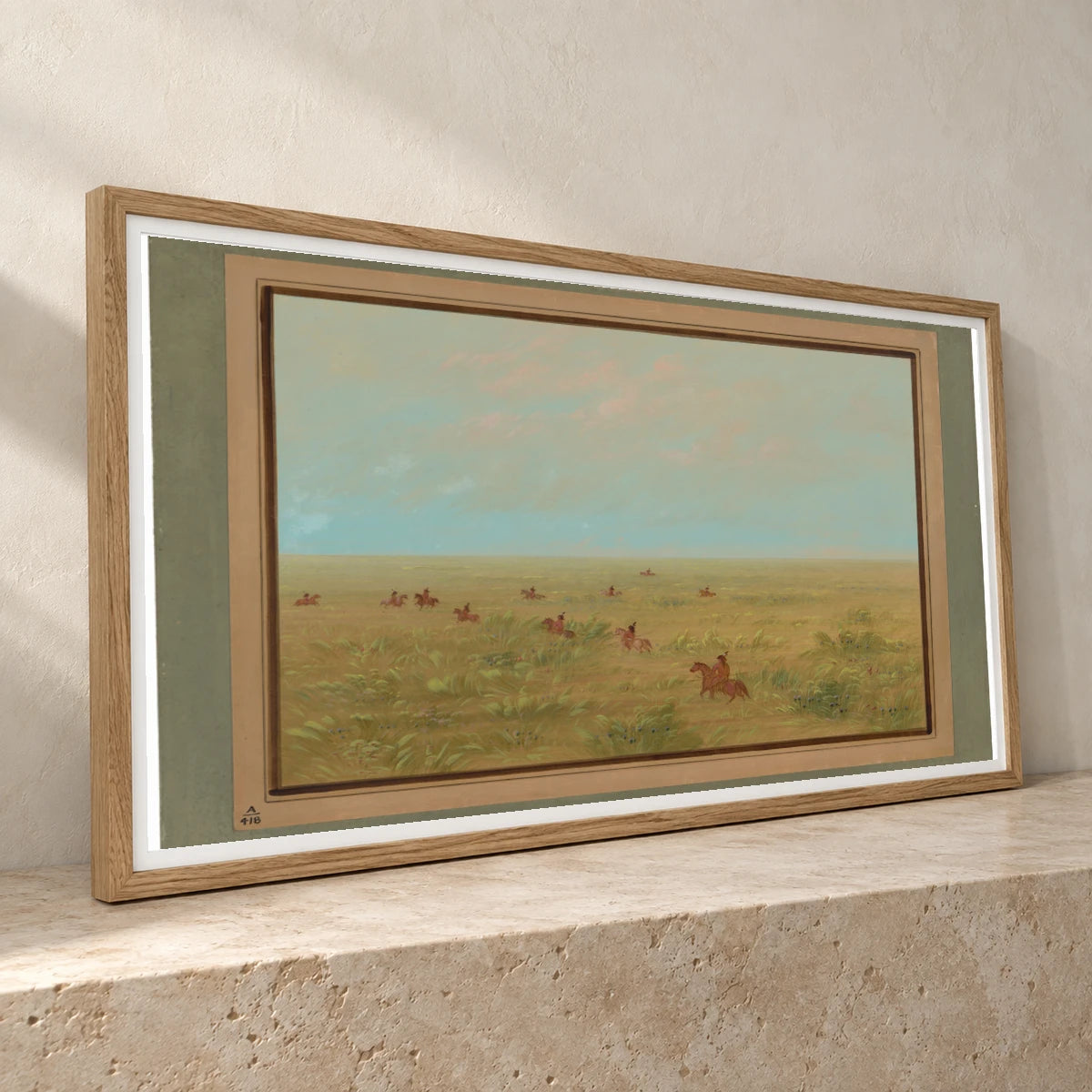 Driving The Pampas For Wild Cattle Connibo 1965.16.278 — Famous Paintings famous paintings print by SaamCrafts