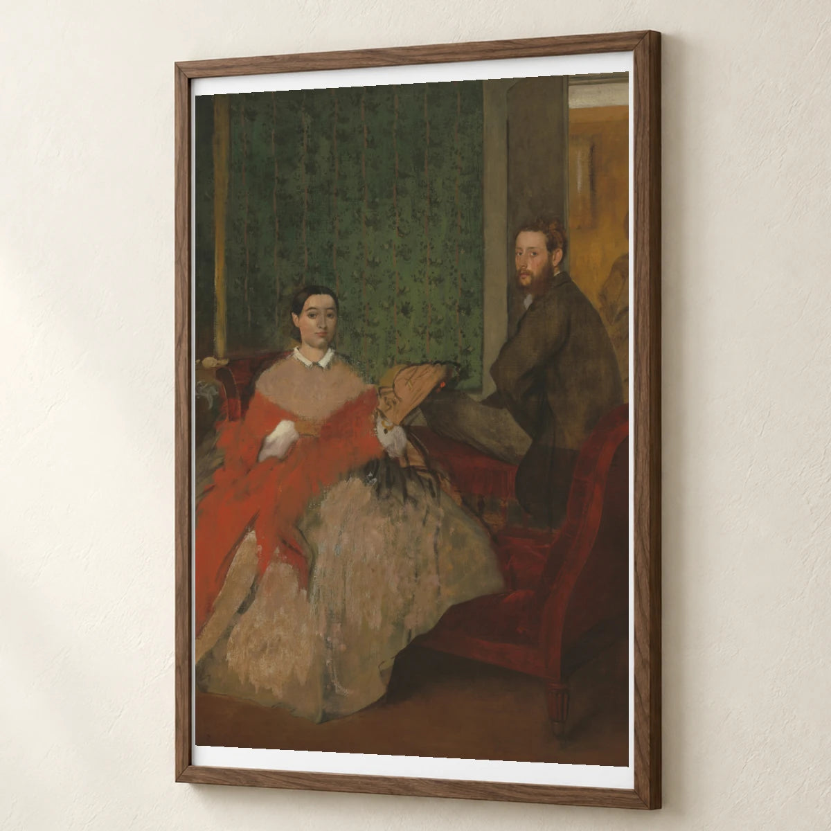 Edmondo And Therese Morbilli 1963.10.125 — Famous Paintings famous paintings print by SaamCrafts