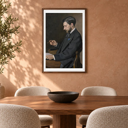 Edmond Maitre 1985.64.2 — Famous Paintings shown in a styled interior