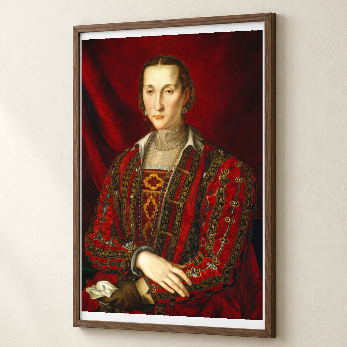 Eleonora Di Toledo 1961.9.7 — Famous Paintings famous paintings print by SaamCrafts